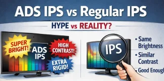What is ADS display, ADS vs IPS