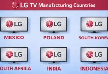 Where are LG TVs made