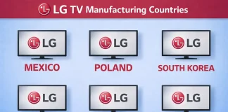 Where are LG TVs made