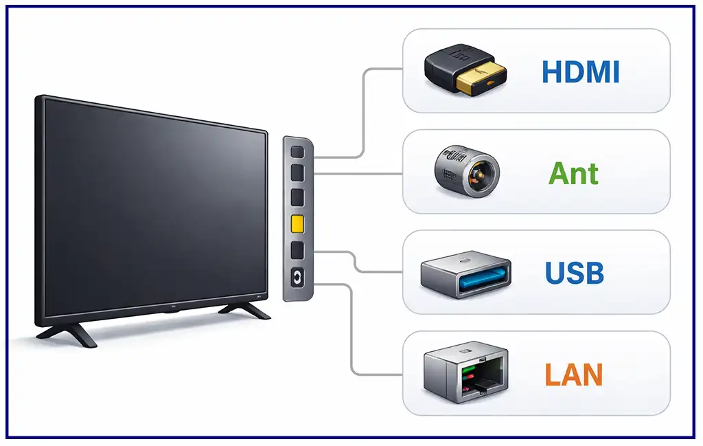 Ports and Connectors on TVs