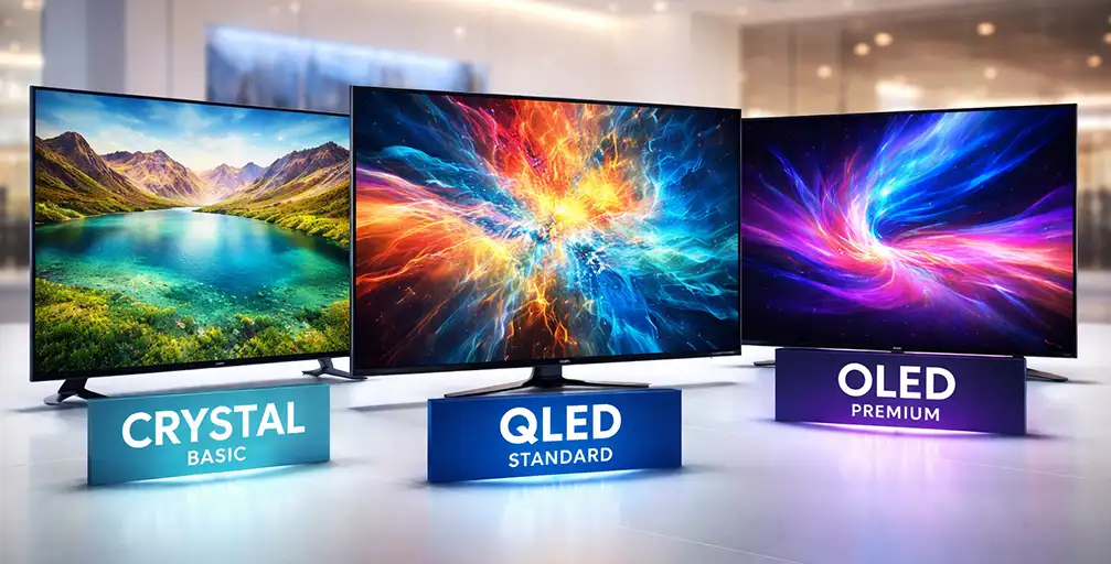 Samsung TV categories and groups from 2012 to 2026