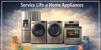 Service life of home appliances