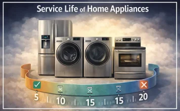 Service life of home appliances