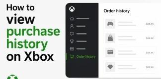 How to view purchase history on Xbox