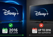 List of Samsung TVs compatible with Disney+