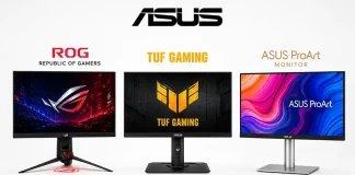 Asus Monitors, series, and their differences