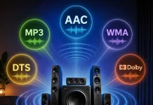 Audio codecs AAC, MP3, WMA, DTS, Dolby explained simply
