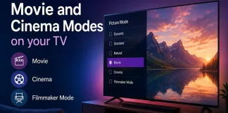 Movie and Cinema Modes on your TV
