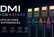 HDMI 2.0 vs 2.0b vs 2.1 vs 2.2, specifications and differences