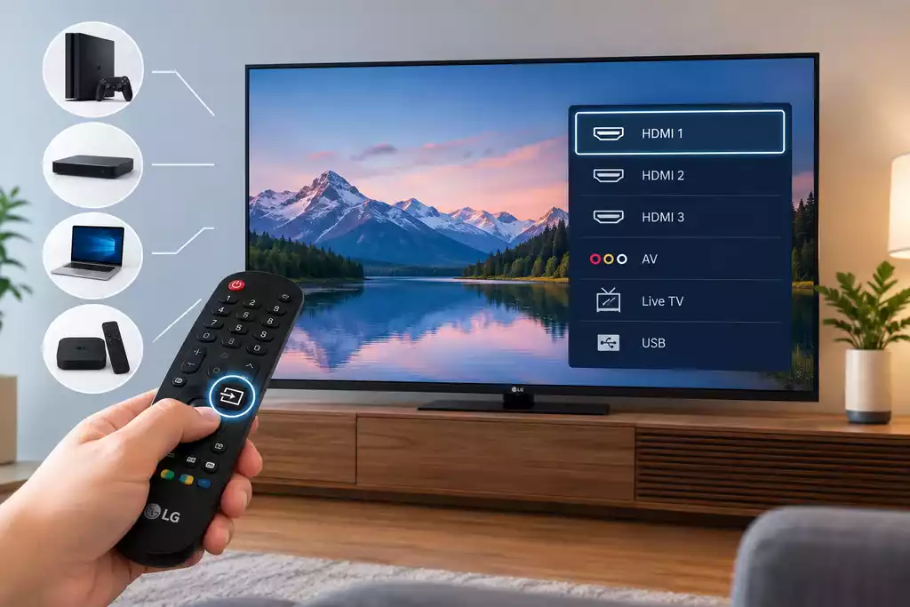 How to Change the Input Source on Your LG Smart TV-min